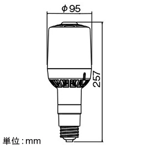 岩崎電気LED電球《LEDiocLEDライトバルブF》79W水銀ランプ250W相当電球色LDS79L-G-E39FA