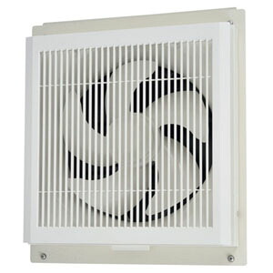 三菱 標準換気扇 窓枠据付専用 格子タイプ 羽根径20cm 電気式シャッター付 EX-20SC4-S|電材堂