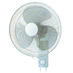 パナソニック 壁掛扇 羽根径φ40cm 首振り機能付 電源コード長2m グレー F-G401P-H｜電材堂