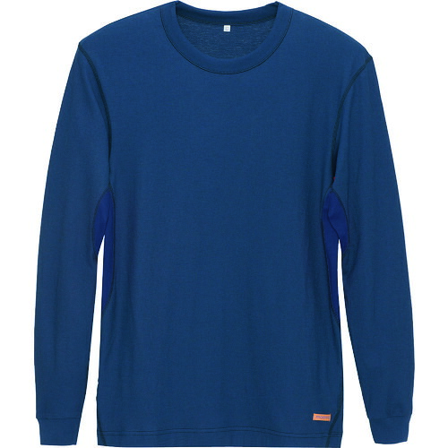 アイトス 防炎長袖Tシャツ ネイビー LL AZEM1874008LL