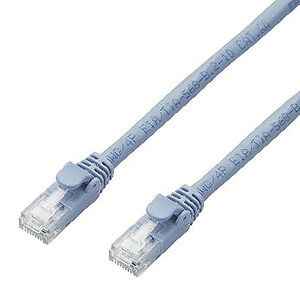 ELECOM ローカルエリアネットワーク有線テレビ 判定基準印字機 CAT6A相応う 単線 周囲の状況思ん量り包み 長さ70m 青み LD-GPAT/BU70/RS