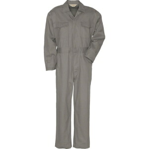 アイトス つなぎ作業服ボタン仕様グレー3L AZ5000043L