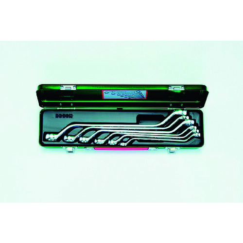 タスコ メガネレンチセット(45°タイプ)(6本組) TA734XS