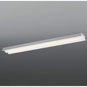 コイズミ照明 LEDベースライト 68％以上節約 40形 直付型 反射笠付 お買得 AH92029L+AE49436L 白色 非調光 2500lmクラス 1灯用