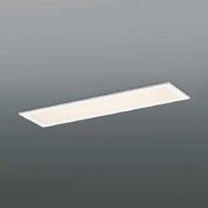 コイズミ照明 LEDベースライト 20形 埋込型 下面パネル・1灯用 W150 800lmクラス 非調光 白色 AD92427+AE49452L|電材堂