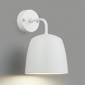 コイズミ照明 LED小型ブラケットライト 白熱球60W相当 非調光 温白色 ランプ付 マットファインホワイト AB52226