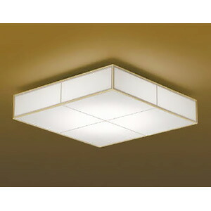 コイズミ照明 LED一体型和風シーリングライト ～6畳用 調光 昼白色 リモコン付 白木枠 AH51058