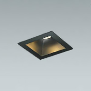コイズミともし火 LED一体型角型落ち込むともし火 防雨・防湿型 高気密SB形 白熱球60W好いかげんに 埋込穴□75粍 中角配光 調光 白熱電球色 引っ敷き黒いこと AD1196B27