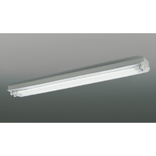 コイズミ照明 直管形LEDランプ搭載ベースライト 直付型 反射笠付・2灯用 FLR40W&times;2灯相当 片側給電方式 非調光 昼白色 ランプ付 AH51624｜電材堂