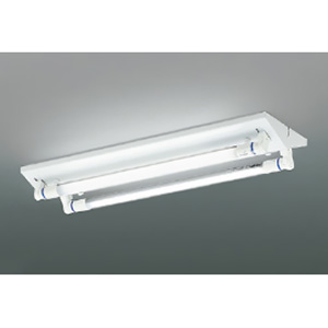 コイズミ照明 直管形LEDランプ搭載ベースライト 直付型 逆富士・2灯用 FLR20W×2灯相当 片側給電方式 非調光 昼白色 ランプ付 AH51625