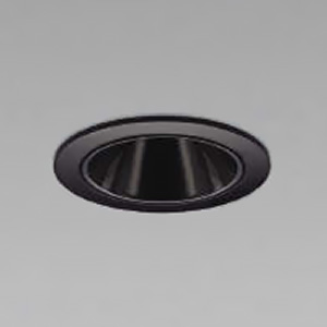 コイズミ照明 LEDベースダウンライト グレアレス 250・400lmクラス JDR40・65W相当 埋込穴φ50mm 配光角20&deg; 白色 黒色鏡面コーン 電源別売 XD92833｜電材堂