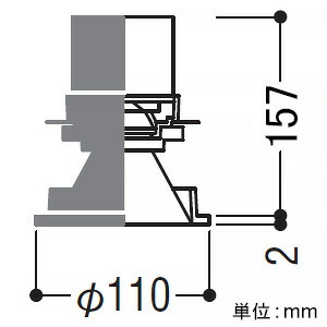 コイズミ照明 LEDベースライト 40形 AD92036L Cチャンネル回避・1灯用