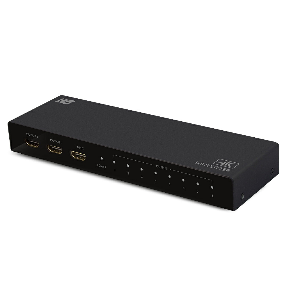 ラトックシステム 4K60Hz 1入力8出力 HDMI分配器 RS-HDSP8P-4K 16,838円