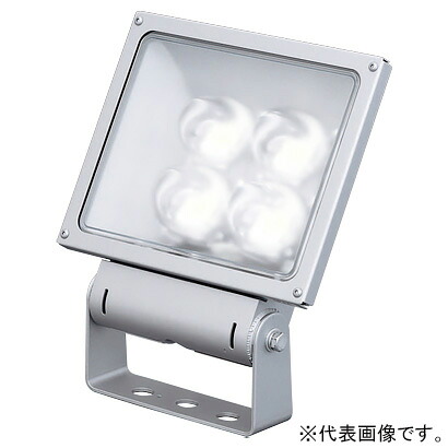 パナソニック LEDスポットライト 防雨・防まつ型 水銀灯400形相当 広角配光 非調光 昼白色 電源別売 シルバーメタリック NNY24850Z｜電材堂