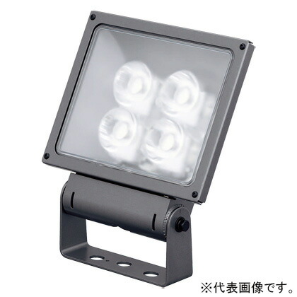 パナソニック LEDスポットライト 防雨・防まつ型 水銀灯400形相当 中角配光 非調光 昼白色 電源別売 ミディアムグレーメタリック NNY24855Z|電材堂