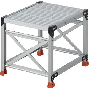 TRUSCO 御役目用踏台 1段 高さ0.5m 天板500×600 TSF-1565