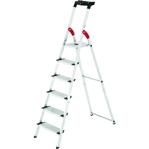 ハセガワ 上枠付踏台 L-80 6足付き(17775) L80-6 花・ガーデン・DIY-DIY・工具