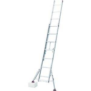 ハセガワ 安定器付脚部伸縮式2連掛けはしご ハチ型 LSS2-1.0-61
