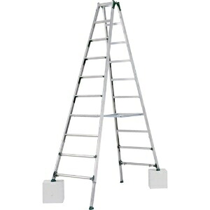 アルインコ 伸縮脚付き添い人専用脚立(踏ざん幅60粍・各脚441粍伸縮) PRT330FX