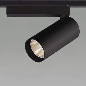コイズミ照明 LEDシリンダースポットライト プラグタイプ 2000lmクラス HID35W相当 非調光 配光角17&deg; 温白色 黒 XS703805BM｜電材堂
