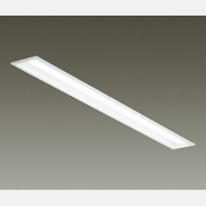 DAIKO LED長形ベースライト 40形 埋込形 幅100mm 一般用 3200lmクラス F非調光 昼白色 LZB-93057XW+LZA-92821W