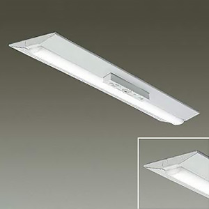 DAIKO 非常用LED長形ベースライト 40形 直付形 幅230mm 2500lmクラス 非調光 電球色 LZE-93062XW+LZA-92820Y