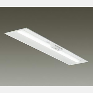 DAIKO 非常用LED長形ベースライト 40形 埋込形 幅220mm 6900lmクラス 非調光 白色 LZE-93064XW+LZA-92824N
