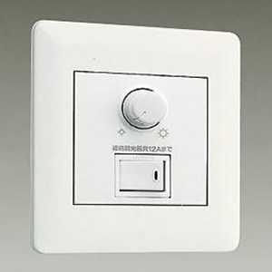 DAIKO PWM信号制御調光器 AC100～242V用 2個用スイッチボックス(カバー付)適合 LZA-93099