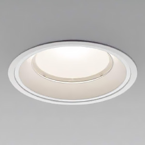 コイズミ照明 LEDベースダウンライト 浅型 4500・5500lmクラス 埋込穴φ150mm 配光角60° 温白色 電源別売 XD152504WM