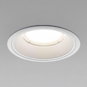 コイズミ照明 LEDベースダウンライト 浅型 6500・7500lmクラス 埋込穴φ125mm 配光角55° 電球色 電源別売 XD154506WL