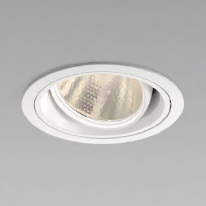 コイズミ照明 LEDユニバーサルダウンライト 浅型 1500・2000lmクラス 埋込穴φ100mm 配光角40° 電球色(2700K) 白 電源別売 XD103112WA
