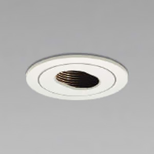 コイズミ照明 LEDユニバーサルダウンライト ピンホール 400lmクラス 埋込穴φ50mm 配光角20° 低色温度(2400K) 白色枠 電源別売 XD92453