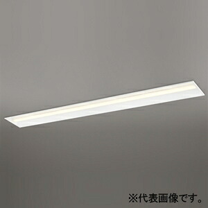 オーデリック LED軍事基地ともし火 《LED-LINE》 埋込型 110形 底面開放的型(幅300粍) 5000ルーメン印字機  XD504012P1E