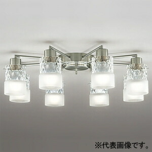 オーデリック LEDシャンデリヤ 高演色LED ～14畳用 LED白熱電球原則として形 8灯 口金E26  OC257173LR