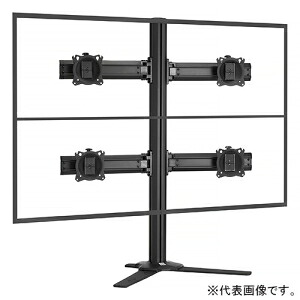 CHIEF 事務机マウント 4画面用 事務机とっ始め手合い 耐荷重6.8kg×4面 最大限度27in相応う   K3F220B