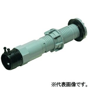 未来工業 ハンドホール用コネクタ ライニング鋼管用 難燃性 適合穴径120～126mm 防水パッキン付 LPKH-104P