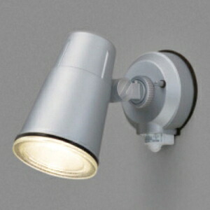 東芝 LEDスポットライト 防雨形 壁面専用 ON/OFFセンサータイプ LED電球一般電球形 E26口金 LEDS88900Y(S)M