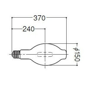 岩崎電気 眼球 セルフ底積みマーキュリー照明ランプ 螢光形 750W BHF110V750W