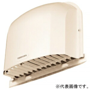 日本キヤリア(東芝) 防火ダンパー付長形パイプフード 薄壁用 φ150用 温度ヒューズ72℃ ガラリ・ワイド水切板付 ステンレス製 DV-202LDPUY1(W)