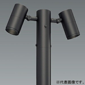 遠藤照明 LEDポールスポットライト 灯体のみ 防雨形 D200×2 CDM-T35W×2灯器具相当 狭角配光 ERL8198HB|電材堂