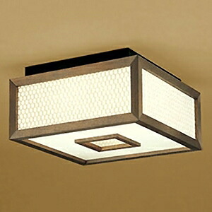 オーデリック LED和風小型シーリングライト 高演色LED FCL30W相当 LED電球フラット形 口金GX53-1a 電球色～昼光色 OL251844BR