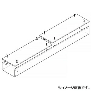 ネグロス電工 【メーカー直送品/代引き不可】 直線ダクト 《金属ダクト》 DPSタイプ 幅400mm 高さ200mm 定尺2.4m SD-DPS4020
