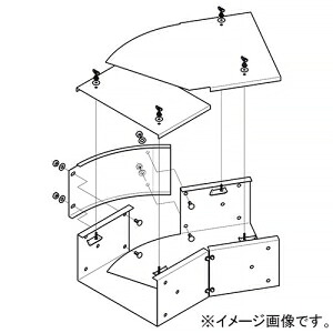 ネグロス電工 水平自在継ぎダクト 《金属ダクト》 DPSタイプ ダクト幅600mm 高さ300mm 溶融亜鉛めっき仕上 Z-DPHF6030