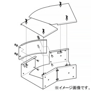 ネグロス電工 気泡管水準器自在継ぎ配管 《金属元素配管》 DPS印字機 配管幅600粍 高さ300粍 高耐食性めっき鋼板製 SD-DPHF6030