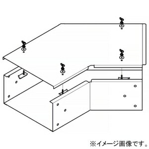 ネグロス電工 水平ベンドダクト 《金属ダクト》 DPSタイプ 角度45° ダクト幅500mm 高さ300mm P-DPA503045