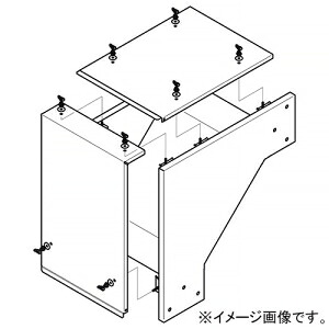 ネグロス電工 アウトサイドベンドダクト 《金属ダクト》 DPSタイプ 角度90° ダクト幅200mm 高さ100mm P-DPO-2010|電材堂