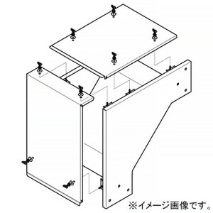 ネグロス電工 アウトサイドベンドダクト 《金属ダクト》 DPSタイプ 角度90° ダクト幅400mm 高さ300mm Z-DPO-5030