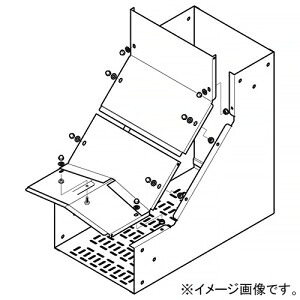 ネグロス電工 インサイドベンド 《鋼製トラフ》 角度90° 幅200mm 高さ100mm SD-TRFI-2010|電材堂