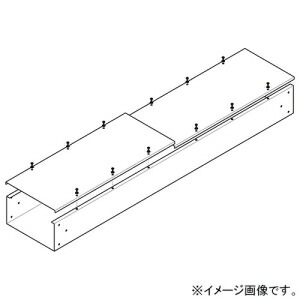 ネグロス電工 【メーカー直送品/代引き不可】 直線 《ケーブルダクト》 ADSタイプ ダクト幅400mm ダクト高さ100mm 定尺2m ADS4010