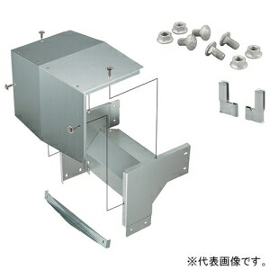 ネグロス電工 上下コーナー 《ウィンラック&reg;》 立下がり用 角度90° 標準タイプ 親桁高さ130mm SD-RCOS30